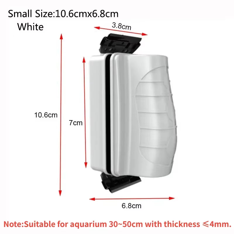 New Magnetic Aquarium Fish Tank Brushes Floating Clean Glass Window Algae Scraper Cleaner Brush Scrubber Aquarium Accessories