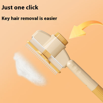 Professional Pet Comb for Dogs and Cats with Release Button Flea Cat Combs for Cats and Dogs - Easy to Use and Durable Grooming Tool Pet Products