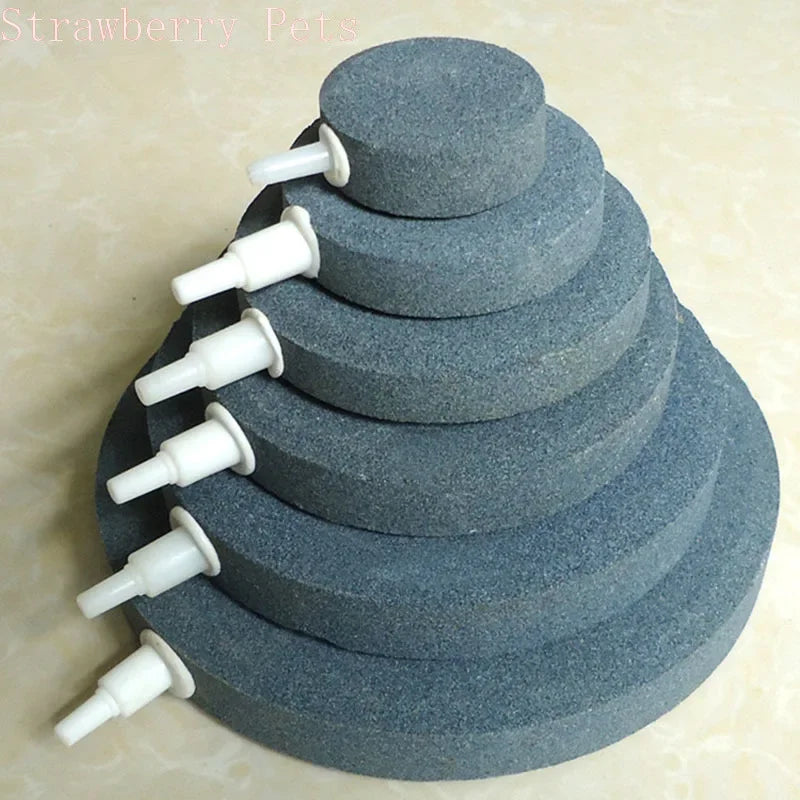 1PCS 40/50/60/70/80/100Mm Bubble Stone Aerator for Aquarium Fish Tank Pump Hydroponic Oxygen Plate Mini Air Pump Accessories