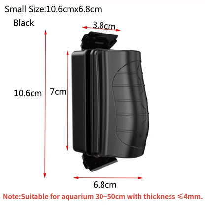 New Magnetic Aquarium Fish Tank Brushes Floating Clean Glass Window Algae Scraper Cleaner Brush Scrubber Aquarium Accessories