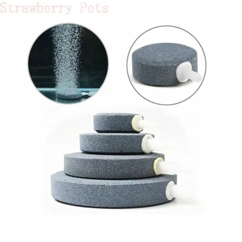 1PCS 40/50/60/70/80/100Mm Bubble Stone Aerator for Aquarium Fish Tank Pump Hydroponic Oxygen Plate Mini Air Pump Accessories